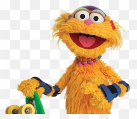 Sesame Street Characters Png Picture - Zoe Transparent Background