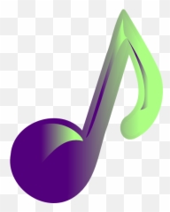 Colorful Music Note Clip Art - Clipartix Music Note png