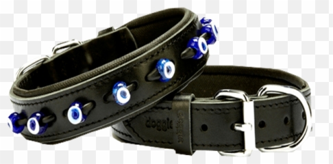 Doggie Comfort Nazar Boncuklu Deri Köpek Boyun Tasmas 50 Cm - Dog Png,Nazar Boncugu Png