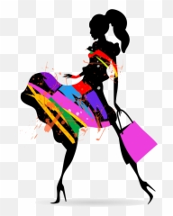 Fashion Silhouette Color No Background - Clipart Transparent Png