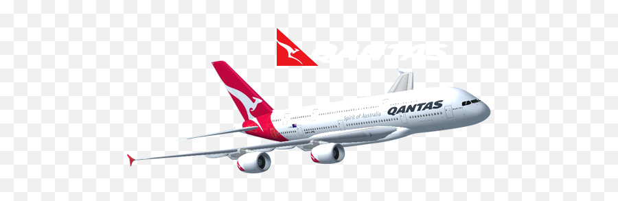 Qantas Plane Transparent Images - Qantas Airplane Transparent Background Png,Plane Transparent Background