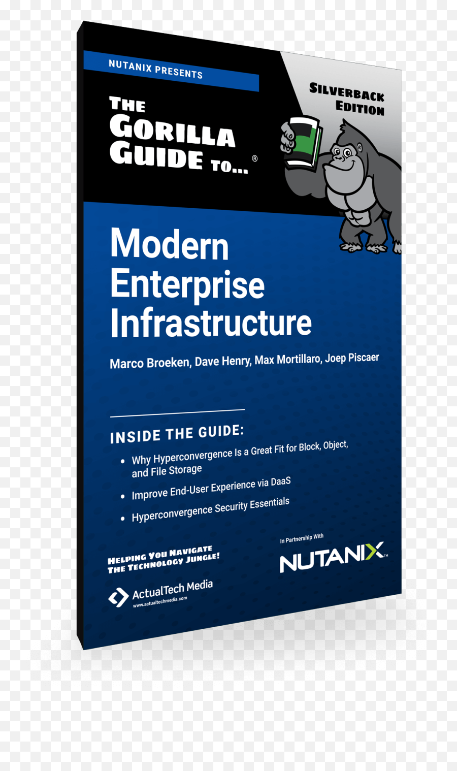 Gorilla Guide Modern Enterprise Infrastructure - Poster Png,Gorilla Cartoon Png