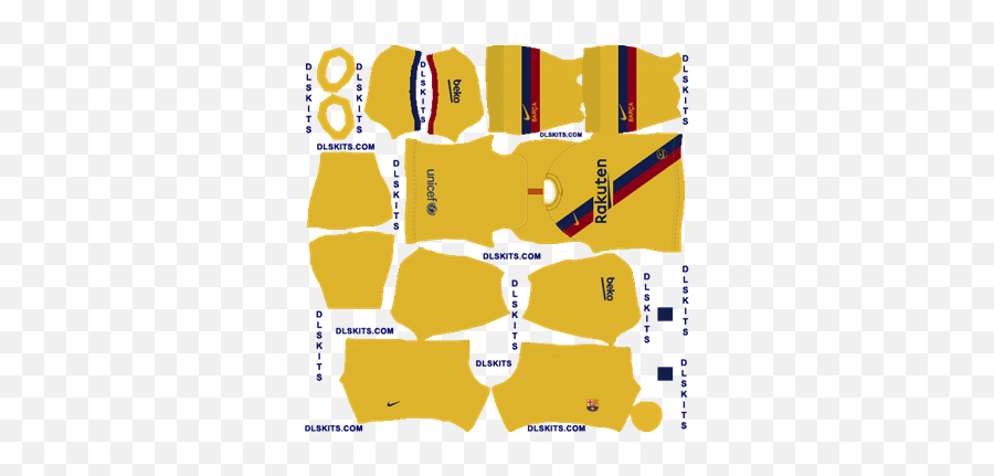Fc Barcelona 2019 Kits For Dream League - Dream League Soccer Kits 2020 Png,Barcelona Logo Dream League