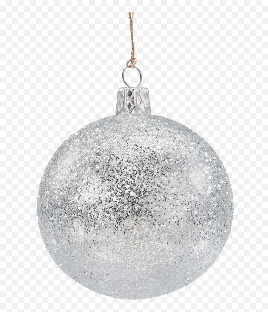 Silver Glitter Png - Christmas Ornament,Silver Glitter Png