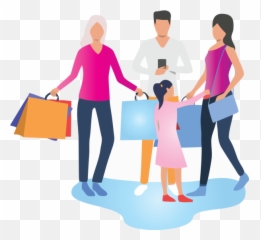 Family Day People Standing Sharing For - Consumer Vector png