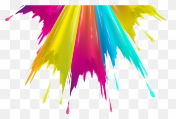Transparent Colorful Clipart - Splash Png