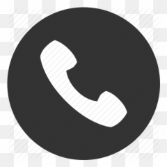 Circle Phone Icon Png - Tel