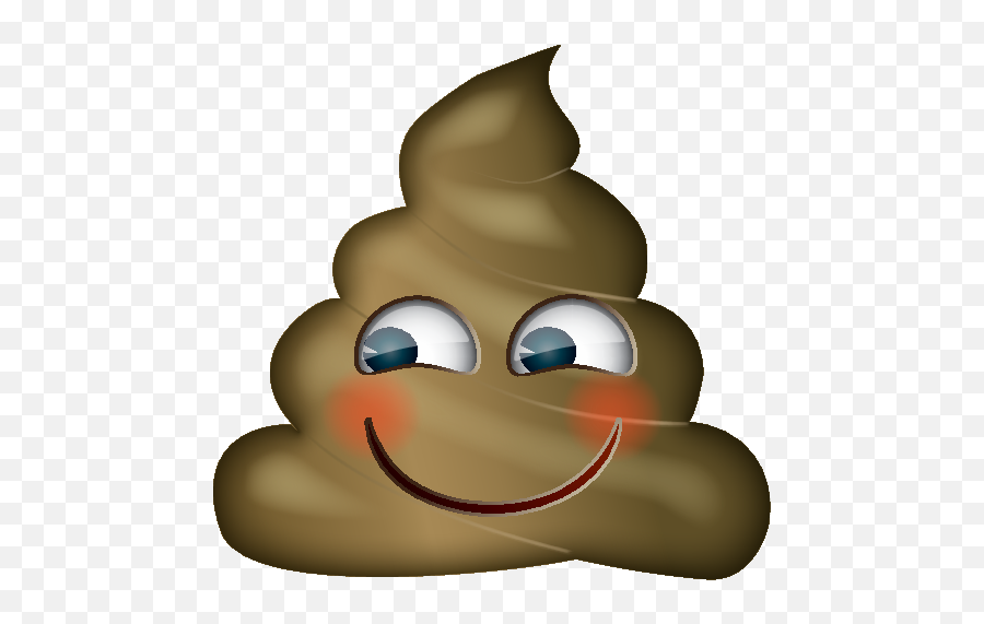 Emoji U2013 The Official Brand Blushing Poo With Big Smile - Heart Poop Emoji Png,Blushing Emoji Png