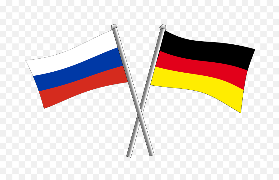 Russia Germany Friendship - British And German Flag Png,Germany Flag Png