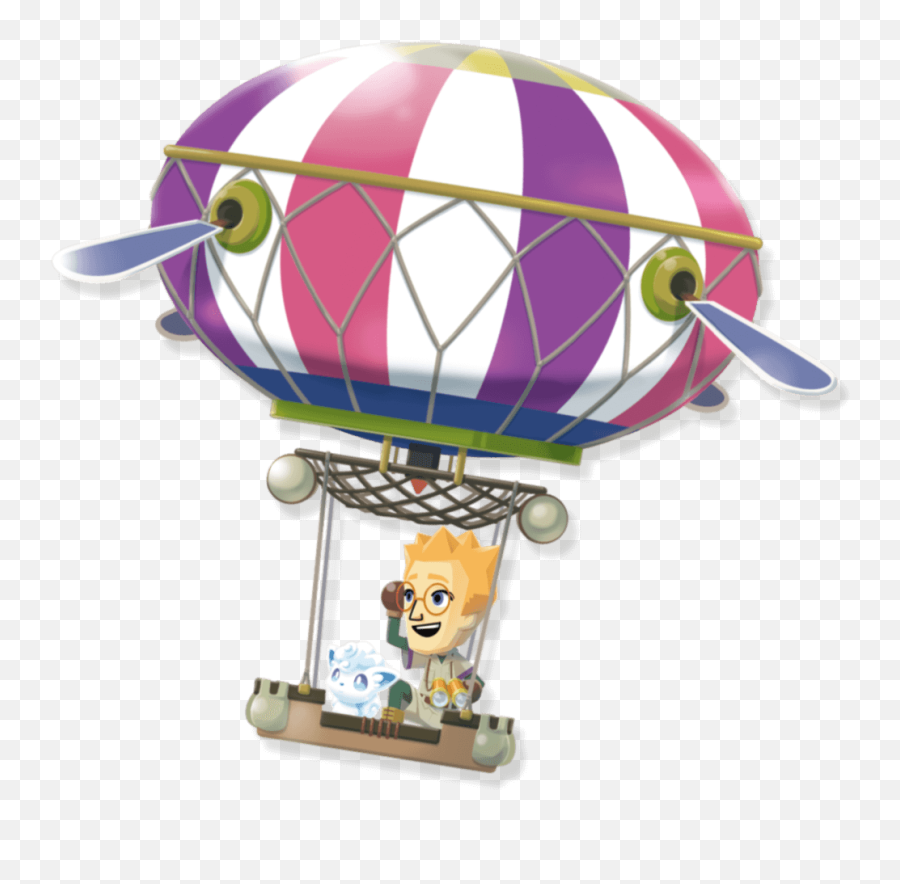 Official Pokémon Rumble Rush Artwork For Mii Characters With - Pokemon Rumble Hot Air Balloon Png,Vulpix Png