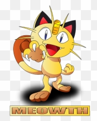 Meowth Bath Towel For Sale - Popular Pokemon Characters Png,Meowth Png