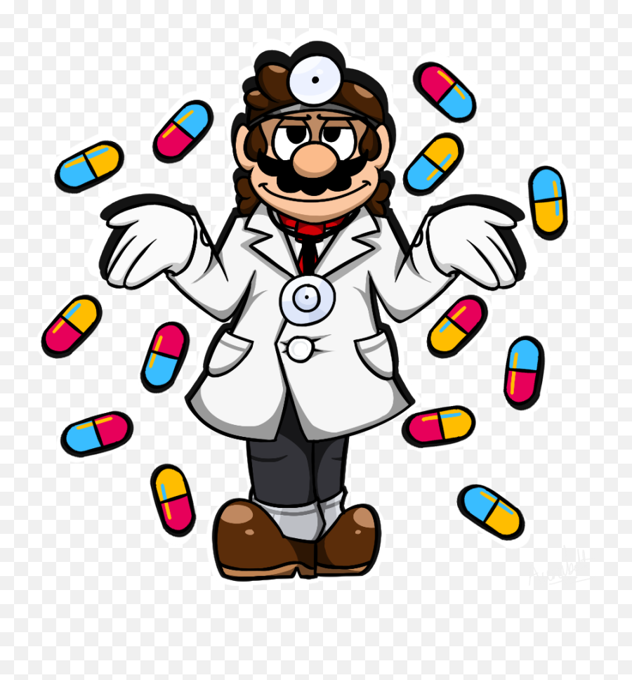 Dr Mario S Got A Pill - Dr Mario Fan Art Png,Dr Mario Png