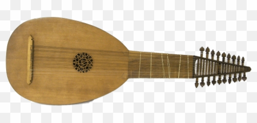 Lute Transparent Png - Many Strings Does A Lute Have,Lute Png