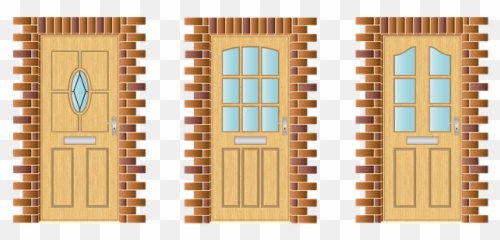 Doors Window Frame - Brick png