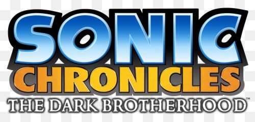 Sonicchronicles Logo - Sonic Chronicles The Dark Brotherhood Logo Png,Sonic Logo Png