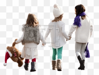 Girls Walking - Immediate Entourage Kids In Clothes Png