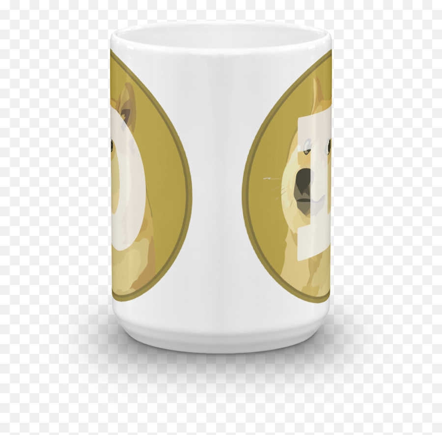 Dogecoin Coffee Mug - Coffee Cup Png,Dogecoin Png
