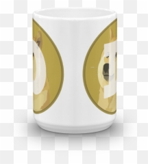 Dogecoin Coffee Mug - Coffee Cup Png,Dogecoin Png
