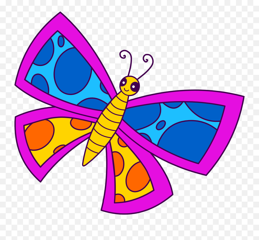 Flying Butterfly Cartoon - Clipart Best Cute Butterfly Clipart Png,Flying Butterfly Png