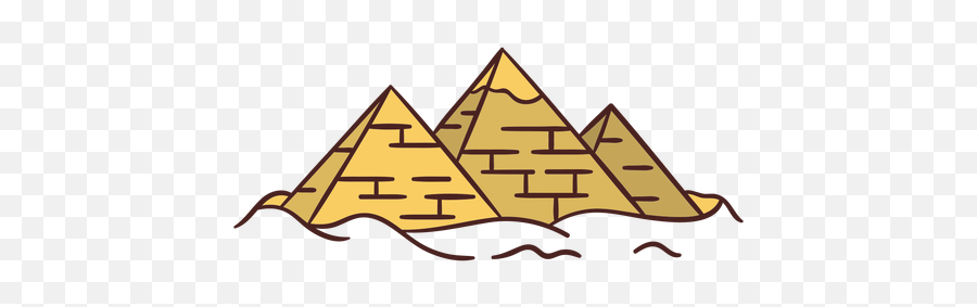 Egyptian Symbol Pyramid Hand Drawn - Transparent Png U0026 Svg Geometric,Egyptian Png