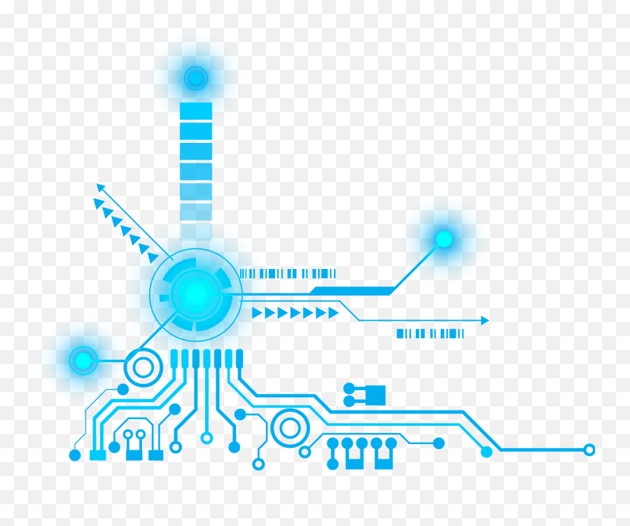 Science Technology Clipart Png - Vector Png Technology Line,Technology Clipart Png