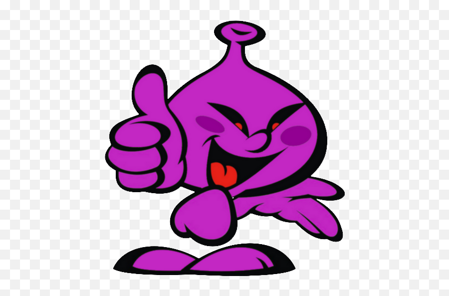 Et Alien Violet Pouce En Haut - Smiley Émoticône Clipart Lovely Png,Alien Clipart Png