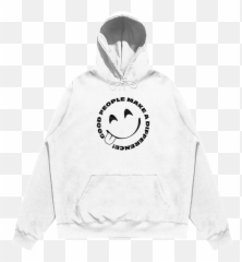 White Hoodie Logo Good People Make A Difference Png