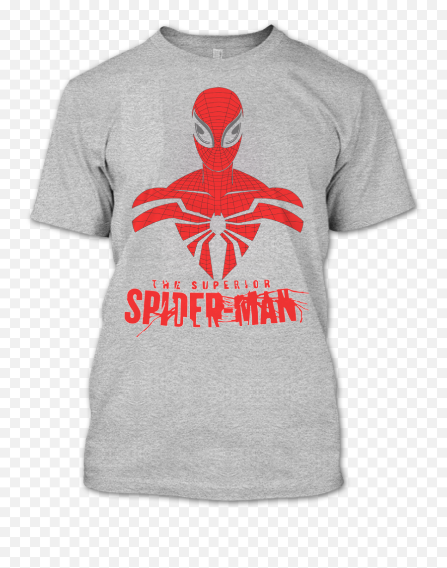 The Superior Spider - Man The Amazing Spiderman Superhero T Shirt Math Class Shirts Png,The Amazing Spider Man Logo