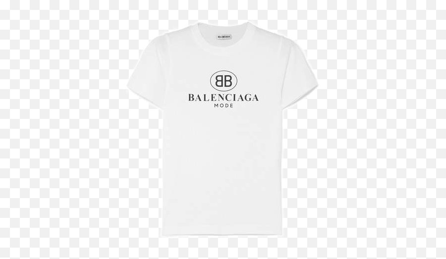 Balenciaga T Shirt Printed Cotton - Fashion Brand Png,Balenciaga Logo Png