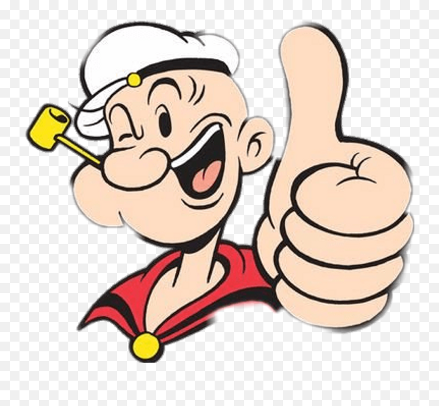 Popeye Emoji Transparent Png - Popeye Emoji,Thumb Up Png