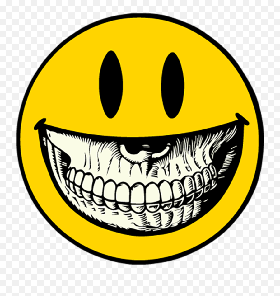 Free Transparent Smiley Png Download - Ron English Smiley Grin,Creepy Smile Transparent