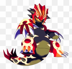 Pokemon - Shiny Mega Primal Groudon Png,Groudon Transparent
