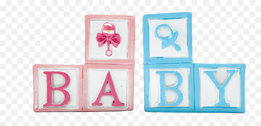 Blue Baby Blocks Transparent Png Image - Pink Blue Baby Cartoon,Baby Blocks Png
