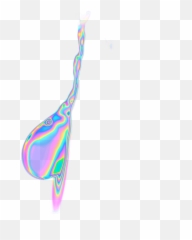 Water Drip Drop Liquid Holographic - Transparent Dripping png