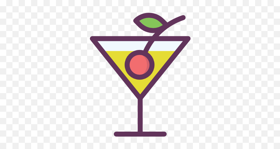 Drink Alcohol Liquor Liquors Beverage Free Icon Of - Martini Glass Png,Cosmopolitan Icon