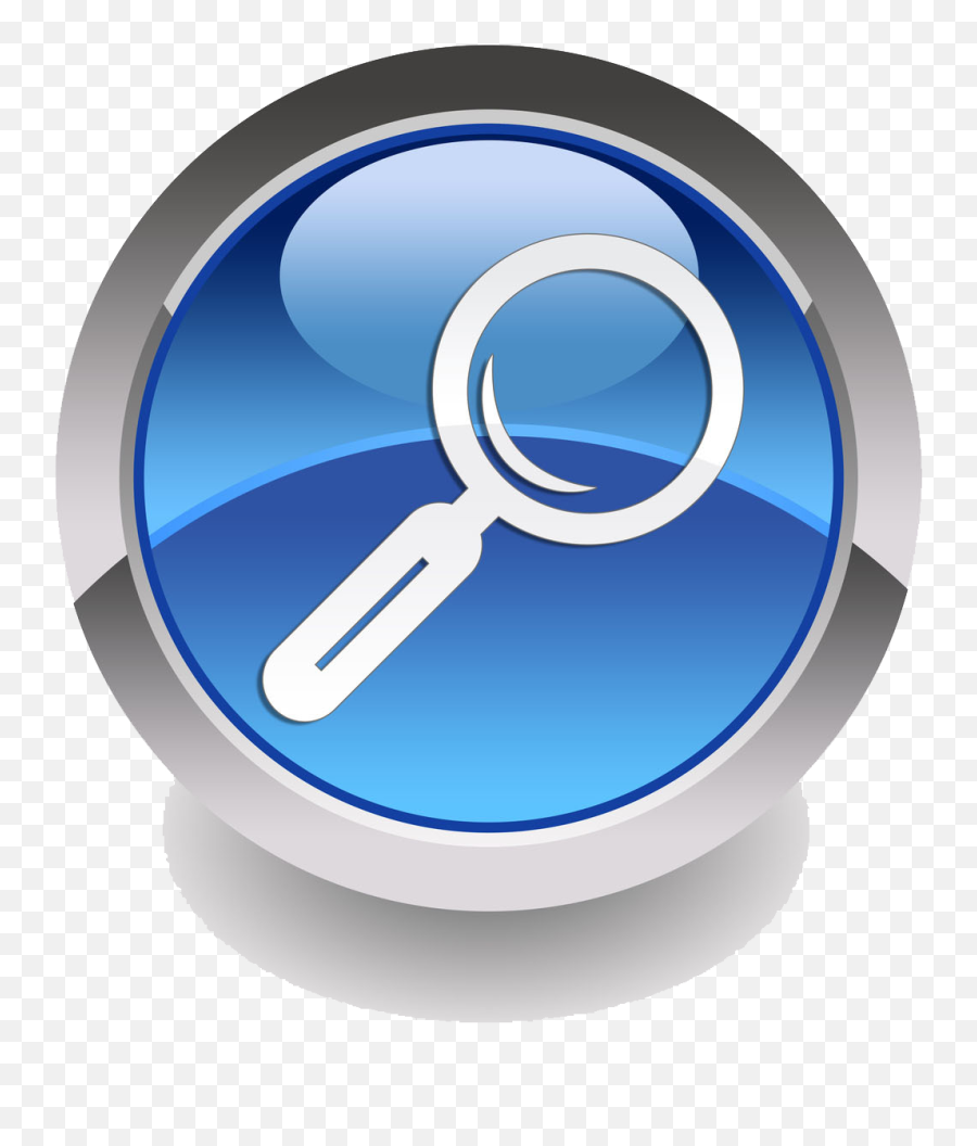 Blue Glossy Icon Ship Png Image With No - Small Blue Search Icon,Blue Search Icon