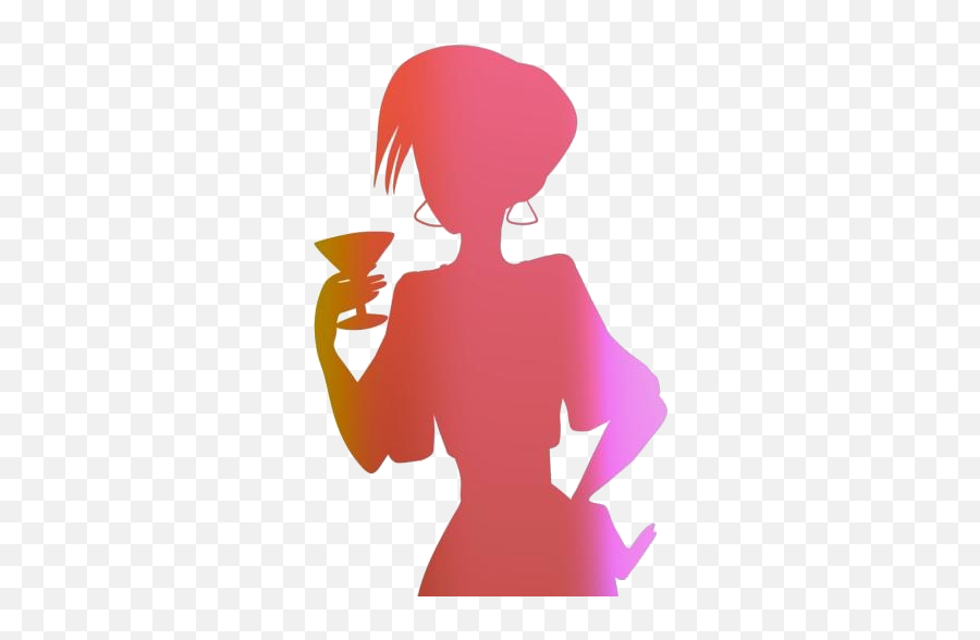 Transparent Young Girl With Wine Glass Png Icon Pngimagespics - For Women,Young Icon