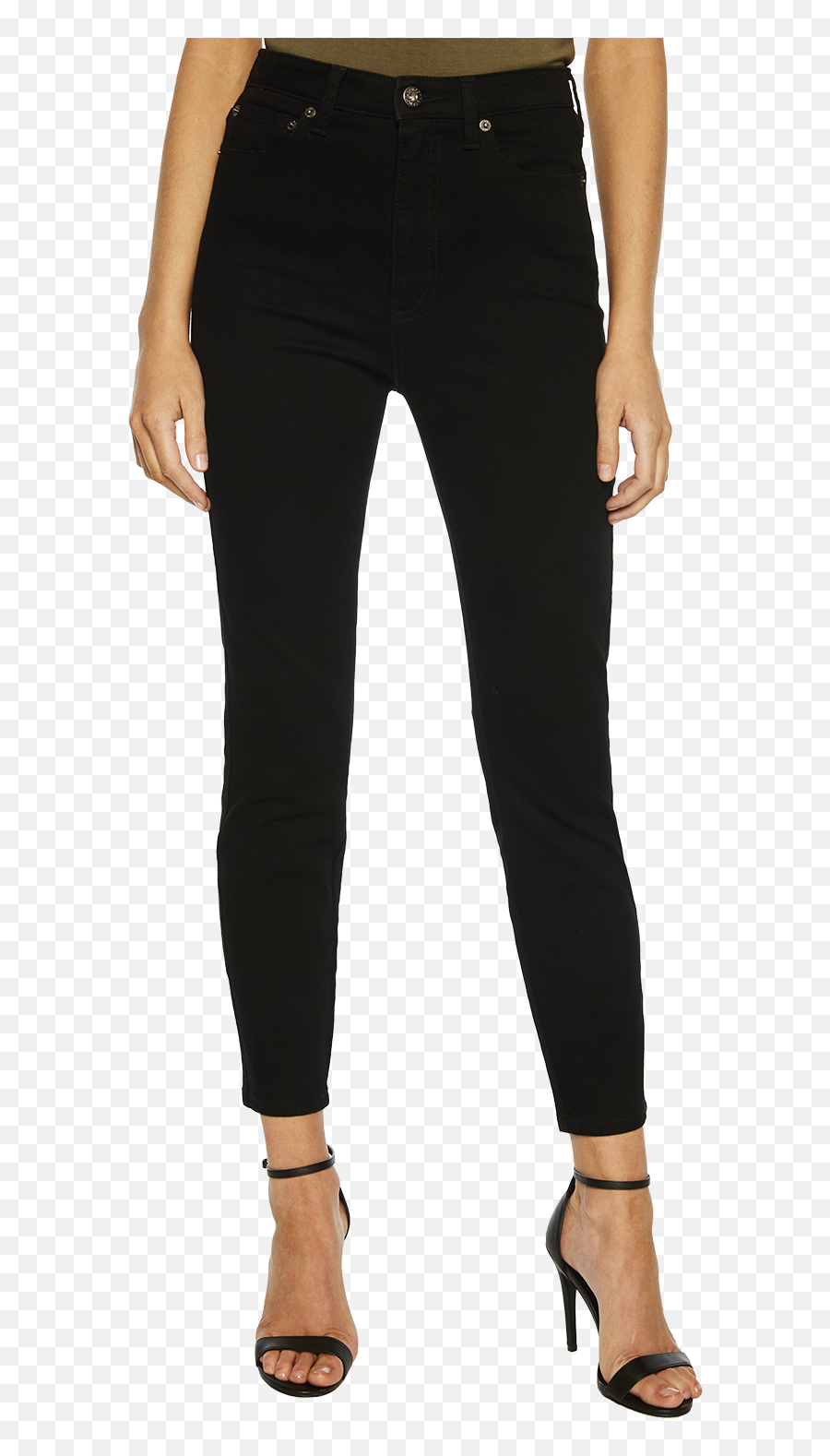 Sienna Super High Jean In Black Bardot - Straight Leg Png,Joe's Jeans Icon Skinny