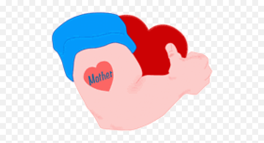 Heart Tattoos Clipart Arm - Mom Arm Tattoo Clipart Tattooed Clipart Png,Heart Tattoo Png