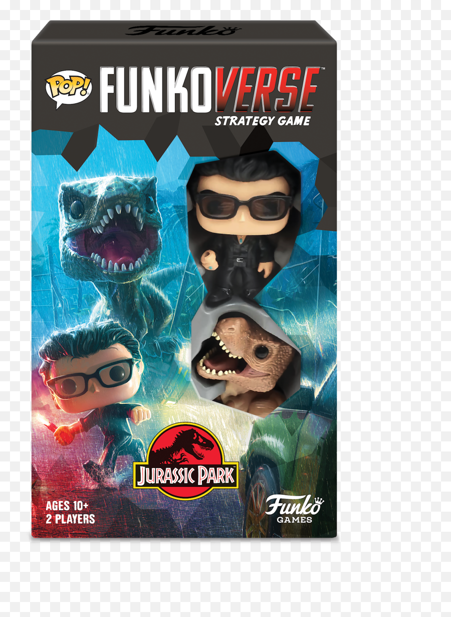 Funkoverse Jurassic Park 101 2 - Pack Board Game Gamestop Pop Funko Verse Jurassic Park Png,Overwatch Character Icon