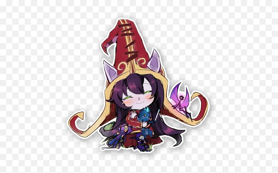 Telegram Sticker From Lulu - League Of Legends Pack Lulu League Of Legend Cute Png,Animated Janna Lol Icon