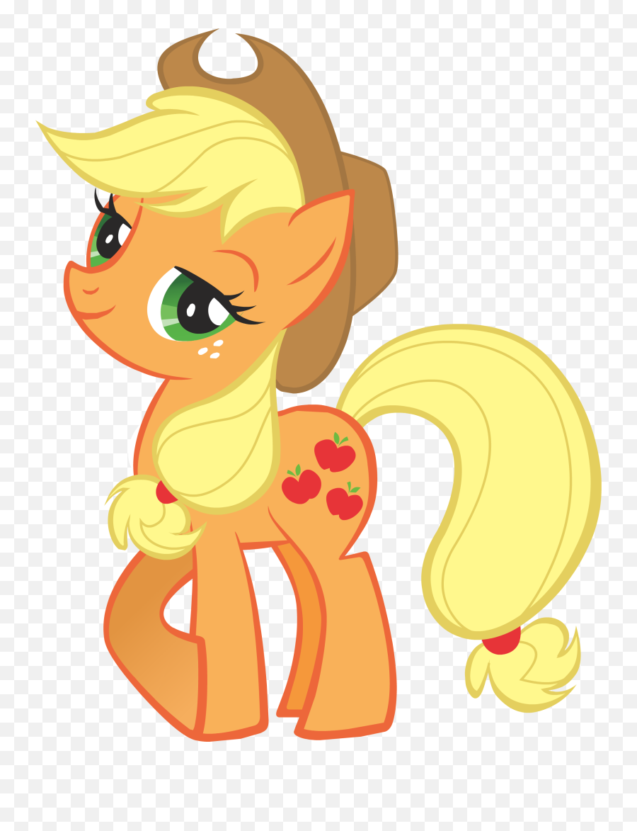 My Little Pony Yellow Transparent Png - Applejack Mi Little Pony,Pony Png