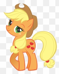 My Little Pony Yellow Transparent Png - Applejack Mi Little Pony,Pony Png