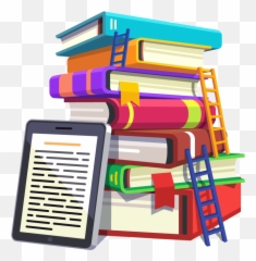 Library Services Home - Colorful Books Png,Library Icon Transparent