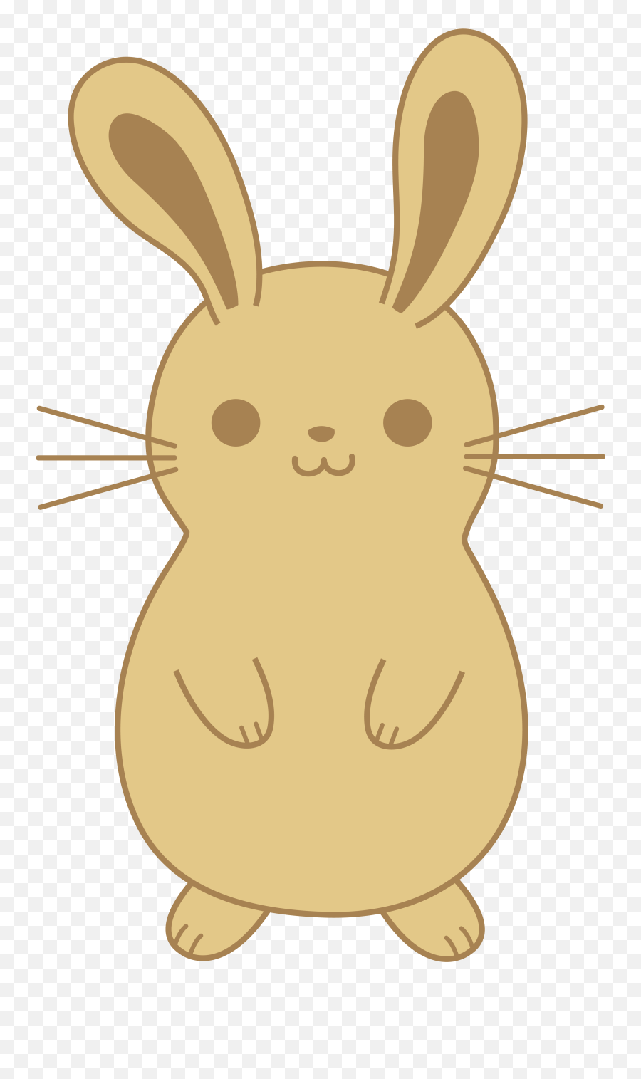 Free Cute Bunny Transparent Download - Simple Cute Cartoon Bunny Png,Cute Rabbit Icon