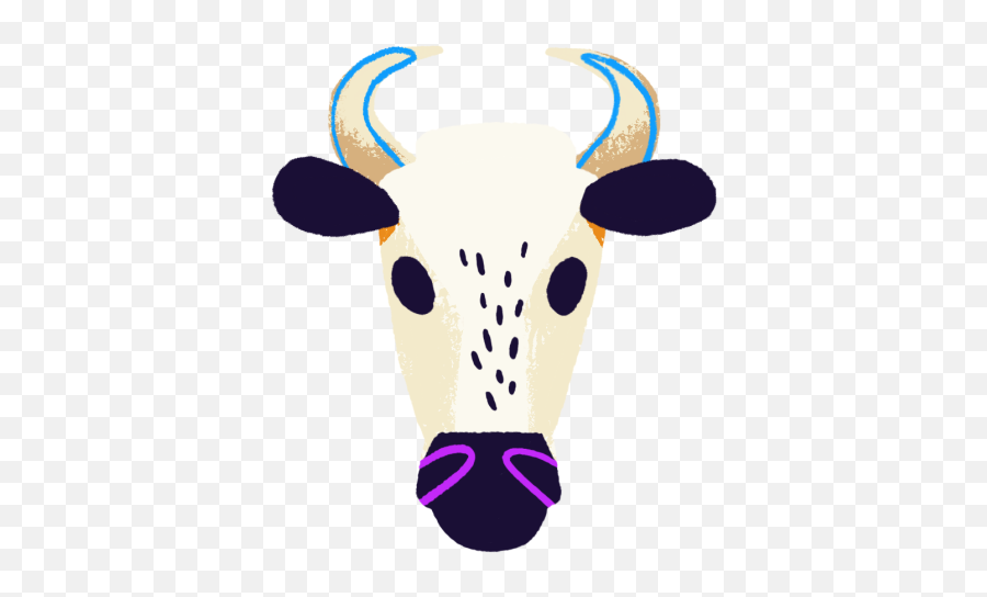 No I Voted Sticker Use This Face Filter - Animal Figure Png,Cow Face Icon