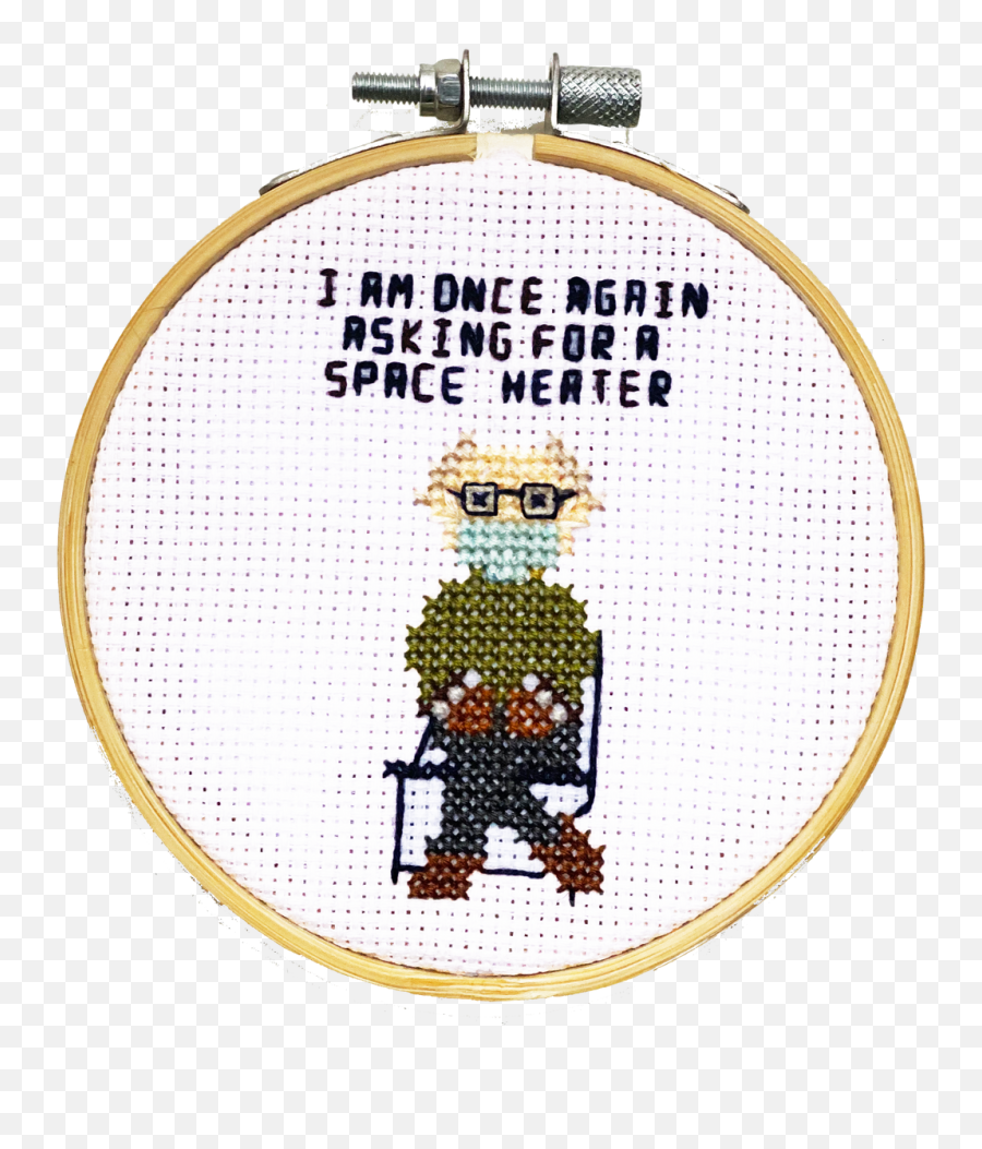 Bernie Sanders Needs A Space Heater - Diy Cross Stitch Kit Fictional Character Png,Bernie Icon