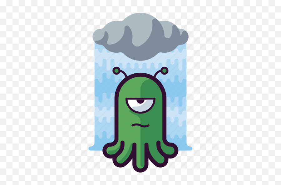 U0027alien Emojiu0027 By Dmitry Mirolyubov - Ufo Emoji Png,Cloud Emoji Png