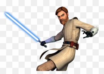 Obi Wan Cut Out By Tiffanyetch A Sketch - Star Wars The Clone Wars Obi Wan Kenobi Png,Obi Wan Kenobi Png