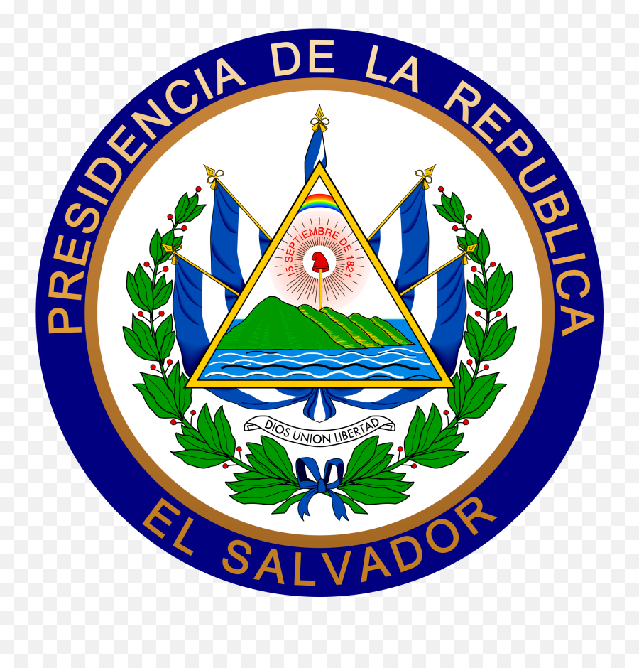 Coat Of Arms El Salvador - Symbol Salvador Flag Png,El Salvador Flag Png